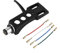 Cuifati Cabezal para Tocadiscos, Reemplazo de Montaje de Cabezal para Tocadiscos Universal LP con Cables de Plomo, Montaje de Cabezal para Tocadiscos Universal para Fono Adecuado para Varios Phono