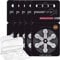 Lot de 5 paquets de 6 piles pour appareils auditifs Power One Evolution Taille 312 1,45 V + boîte de rangement pour 2 piles auditives (30 piles, marron)