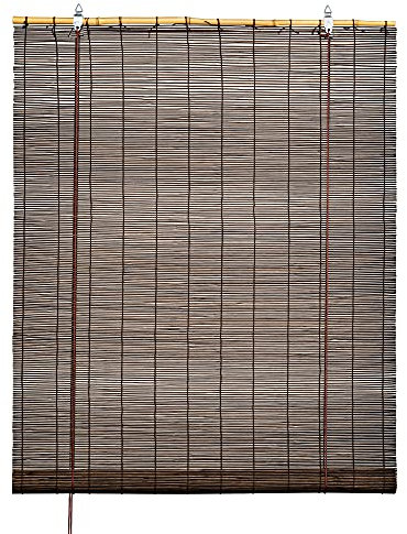Store enrouleur 100 % bambou (chocolat, 120 x 180 cm)