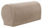 YSLJW Armlehnenbezüge, Jacquard Elastische Waschbar Couch Armlehnenschoner Armlehnenbezug Für Sessel Sofa (Tan,2 Pcs)