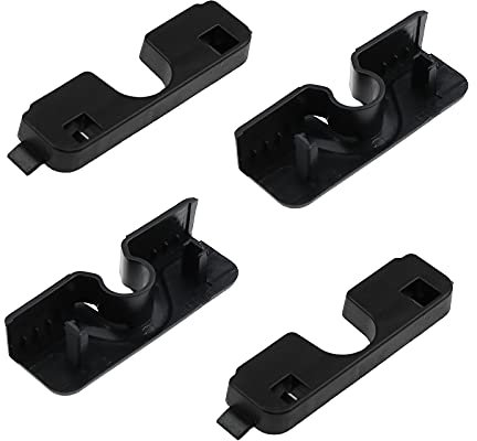 EMSea 4 Stück schwarzer Hutablage Clip Kunststoff Kompatibel mit Corsa 2007-2019, 39201660,13301817, 2345342, 13233544, 2345579
