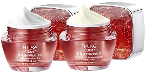 Aufhellende Gesichtscreme, dunkle Flecken, Sonnenflecken, Gesichtscreme gegen Sommersprossen, gleichmäßiger Hautton, mit Natriumhyaluronat, Hautaufheller, 50 ml (1 Stück)