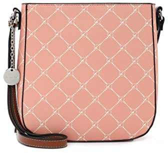 Tamaris Umhängetasche TAS Anastasia 30103 Damen Handtaschen Karo peach 660