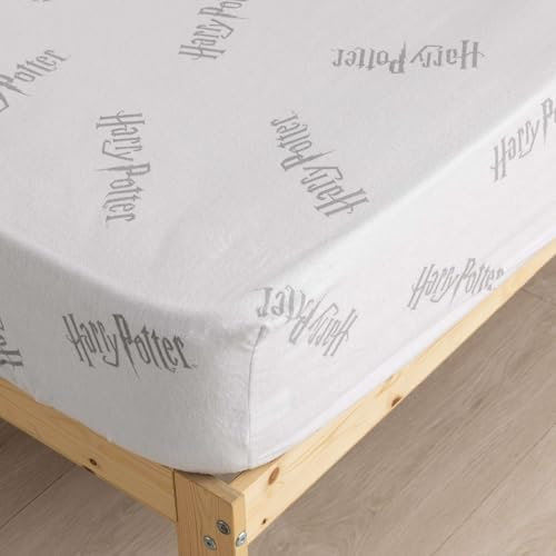 Spannbettlaken Flanell Harry Potter 100% Baumwolle (90 cm)