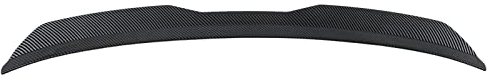 Heckspoiler, einfache Installation, verbessert die Kraftstoffeffizienz, Heckscheiben-Dachspoiler, langlebig für Autos(Kohlefaser-Stil),Auto außen