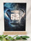 Chicago Fanartikel Acryl Tafel - Personalisiertes Geschenk, Football, American Football, Geschenke Jungen, Fanartikel, Fanartikel Kinder, Fan Geschenke, Chicago Trikot für Chicago-Fans