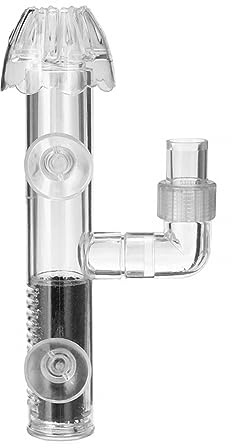 DONGKER Aquarium Skimmer, Acryl Oberflächenskimmer, Wasseroberflächen-Ölfilm-Entferner mit Saugnäpfen für bepflanzte Aquarien zur Öl- und Eiweißfiltration