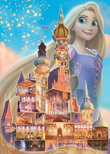 Ravensburger Disney Castles Rapunzel 1000 Piece Jigsaw Puzzles for Kids Age 12+