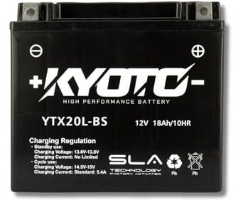 DB parts batterie compatible avec KYMCO 550 MXU i T3B EPS (-) 2021 2022 2023 GTX20L-BS-SLA