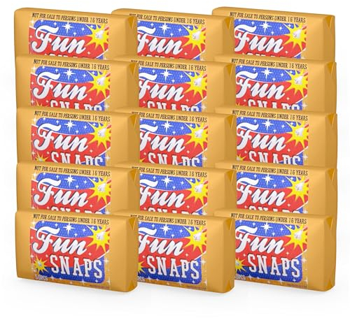 FLAME X BURN 2500x Fun Snaps & Knallerbsen für Knallvergnügen für Silvester - Knallteufel für Jugendliche und Kinder geeignet (2500x)