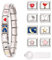 Italian Charms Bracelet, 8 zusätzlich Italian Charms mit Öffnungswerkzeugen,9mm Abnehmbar Module für Italienische Armbänder, Edelstahl Italian Charm Bracelet Charms, Italian Style Charms für Damen (A)