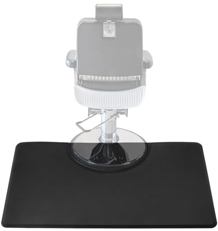 HOARLICN Salonmatten Für Friseur, Anti-Ermüdungsmatte Für Friseure 3' X 5' Barbershop Stuhlmatte Salon-Bodenmatte Halbrund Friseurmatte Geeignet Für Friseurstühle, Salonstühle