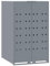 ** vidaXL - Grey Steel Wheelie Bin Storage - Single Garden Store for Trash Cover, Expandable Bin Shelter for 120L/240L Bins with Gas Spring Lid - Weather Resistant