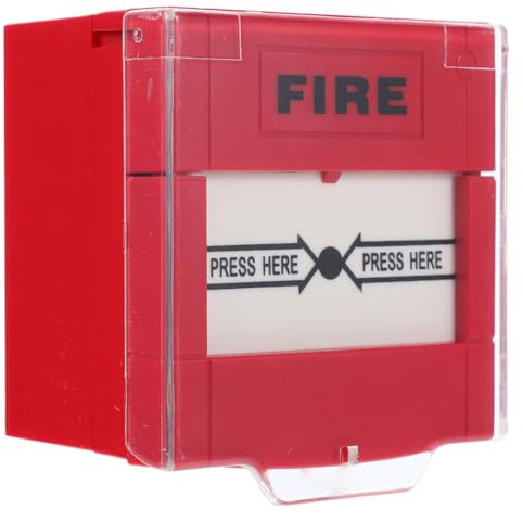 DOITOOL Pulsante Di Allarme Antincendio Manuale Resettabile Interruttore Di Chiamata Di Emergenza Per Sicurezza Antincendio Facile Installazione