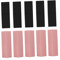 CALLARON 10stücke Leere Lippenbalsam Röhrchen Matte Schwarze Und Behälter Für Lippenpflege Wiederverwendbar Leicht Praktisch Für Unterwegs Make-up Zubehör