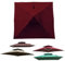 AGKANVCVNT Tela De Repuesto Parasol 300x300cm 250x250cm Toldo De Repuesto para Sombrilla Cuadrada, Protección UV 30+ Toldo De Recambio Impermeable(Burgundy,250x250cm(8x8ft))