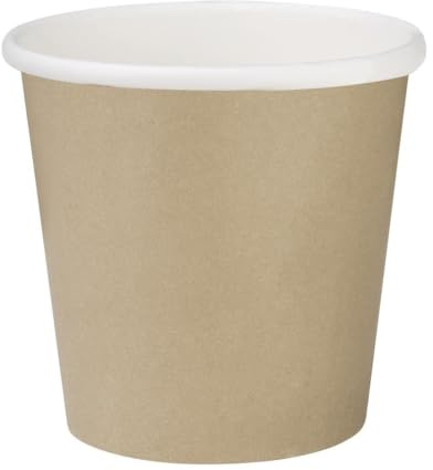 Fiesta Recyclable Hot Cup Single Wall Kraft, 6 oz, Sleeve 50