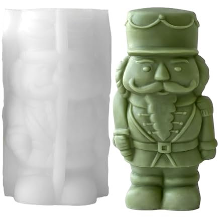 Candle Making Molds - Plaster Soap Mold, Epoxy Resin Nut Soldier Mould Decorative Crafts For Home And Table