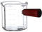 Coppe per caffè espresso, tazza di misurazione dell'espresso, 120 ml/4, 1 once di vetro da tiro con manico in legno e doppi beccuccio, accessori da bar per la casa resistenti al calore per casa, negoz