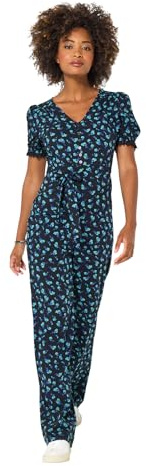 Joe Browns Women's Wide-Leg Ditsy Floral Jumpsuit