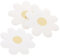 BAZEITFLOW 20 Pezzi per compleanno rosa festa fiori piastra tostapane piatti dessert a fiori piatti bianca