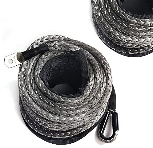 Seil Winde 10mm x 30m | Windenseil | Seilwinde | aus Synthetik Kunststoff | 10,5T Zugfestigkeit | Synthetikseil | Kunststoffseil für Ziehen von ATV UTV Autos SUV GeläNdewagen