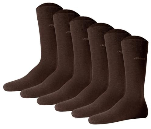 Joop! Unisex Socken, 6er Pack - Premium Essential Organic Cotton Socks, Logo, einfarbig