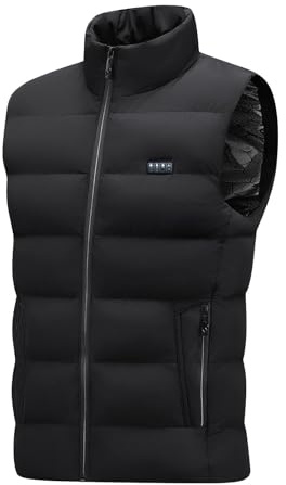 GXXINGIN Heated Gilet, Heated Vest Men Women 23 Heating Zones Heated Clothing with Battery Pack Heated Body Warmer Unisex Heated Jacket Winter Warm Heated Coat for Ski Hiking Moto UK Size 8-20