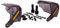 ICTRONIX Paar Grau Motorrad Handschützer Handprotektoren 22mm 7/8