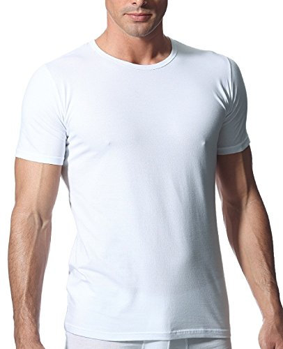 3 T-SHIRT UOMO NOTTINGHA IN FILO DI SCOZIA ART. TM1702 COL. FOTO MIS. A SCELTA (6, BIANCO)