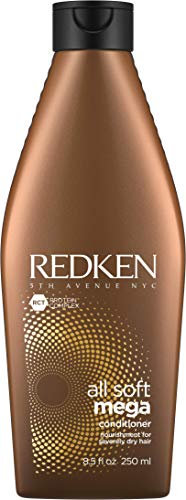 Redken All Soft Mega Conditioner, Pflegespülung für sehr trockenes Haar, intensive Feuchtigkeit und Geschmeidigkeit, mit Superfoods & Aloe vera, Anti-Haarbruch Pflege, 250 ml