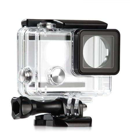 ShipeeKin Nuova custodia subacquea protettiva subacquea di ricambio con 3 filtri per immersioni e 12 inserti antiappannamento per fotocamera go pro Hero 3+ 4 (Hero 3 non è adatto)