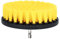 OxoxO Orange 5 Pouces de diamètre Accessoire pour perceuse à récurer Brosse de Nettoyage à récurer Brosse Souple pour Tapis, Tissus d'ameublement, Cuir, Voitures avec Arbre à Changement Rapide