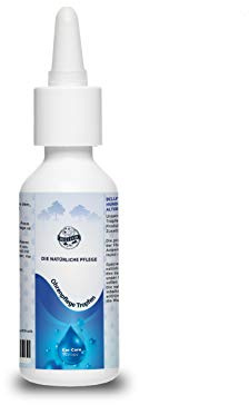 Bellfor Gocce Auricolari per Cani 30 ml. Pulizia Delicata delle Orecchie con Camomilla e Burro di Karité. Cura Quotidiana delle Orecchie. Gocce per Le Orecchie del Cane. Allevia Prurito e Fastidi.