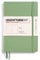 LEUCHTTURM1917 361593 Notizbuch Medium (A5), Softcover, 123 nummerierte Seiten, Salbei, blanko