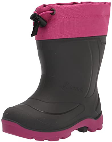 Kamik Snobuster1 Gummistiefel, Grau (Charcoal Magenta CHM), 28.5 EU