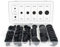 170pcs Black Rubber Grommet Assortment Set Hole Plug Set 7 Sizes Car Electrical Wire Gasket Kit for Wire, Plug and Cable