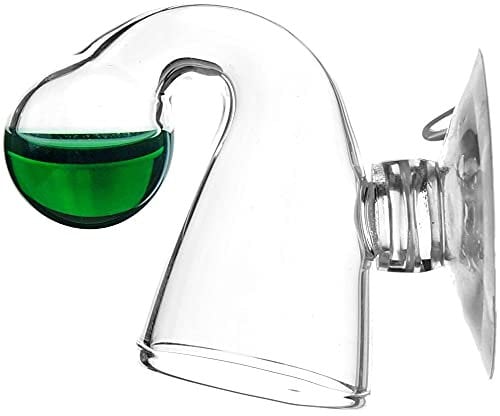CENPEK Contr?Leur de Chute de CO2 en Verre pour Aquarium, indicateur de CO2 pour Aquarium avec Plantes