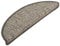 vidaXL Treppenmatten 15 STK., Stufenmatten Selbstklebend, Treppenteppich in Sisal-Optik, Treppenstufenmatte Treppenschutz, 56x17x3cm Silbern