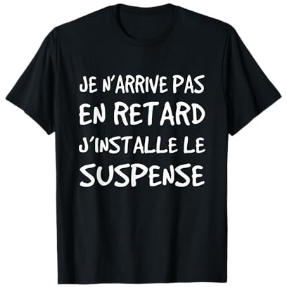 Idée Originale En Retard Humour Collègue Humoristique Noël T-Shirt