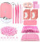 MeYuxg Kit Extension Cils Professionnel Avec Extension Outils pour La Greffe de Cils pour Débutants La Pratique Du Maquillage, Salon de Formation