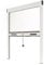 Zanzariera a Rullo in alluminio, Bianco - L100 x A160cm, anti Insetti, Riducibile per finestra, Avvolgimento Verticale