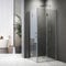 Scharnier Duschkabine/Duschabtrennung 90 x 90cm Duschkabine Drehfalttür 90x90 Falttür Eckeinstieg Drehfalttür 180° Dusche Duschabtrennung 6mm NANO Glas Höhe 195cm