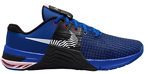 NIKE Men's Metcon 8 Sneaker, Old Royal White Black Hyper Royal, 10.5 UK