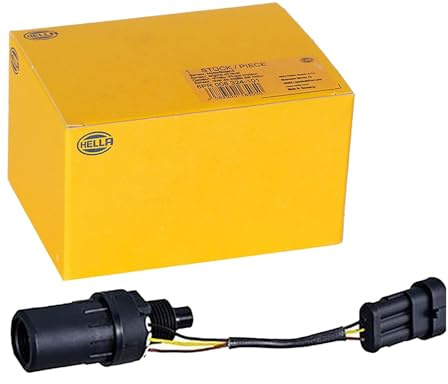 HELLA 6PU 009 145-381 Sensor, Speed/Speed – 12 V – 3-Pin – Screw Ring –