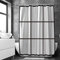 Loti Living Rideau de Douche Anti-moisissure 180 x 200 cm – Imperméable – PEVA Mat Transparent – avec Anneaux – Rideau de Douche Transparent – Shower Curtain
