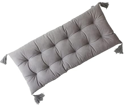 Babywood Kissen Für Kletterbogen, Kissen für Kinder, Kinderkissen für Wippe, Matte für Kletterdreieck, Dekokissen für Kinderzimmer, innen und außen dekoratives Kissen (grau, Large)