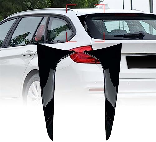 HYRAM Heckscheiben-Splitter, Seitenspoiler, passend for BMW 3er-Serie F31 Touring Wagon 2012–2018, Canards Schürzen, Aufkleber, Body-Kit, Autozubehör Heckspoiler