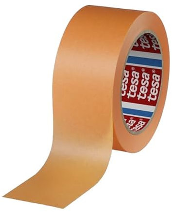 Tesa 4342 - Abklebeband für präzises und makelloses Abdecken und Lackieren - Leicht zu entfernen und aufzutragen - Geeignet für Zuhause und professionelle Projekte - (50 mm x 50 m)