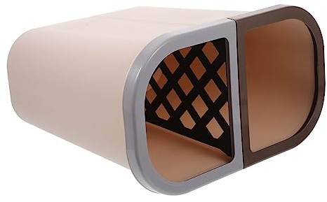 DIKACA Plastic Material Trash Can Kitchen Trash Storage Box Home Waste Container for Household